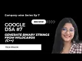 Generate Binary Strings from Wildcards Google DSA Recursion Backtracking in C Ep 7