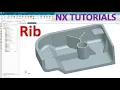 Siemens NX Modeling tutorials How to use Rib command
