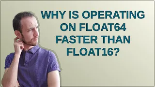 Why is operating on Float64 faster than Float16