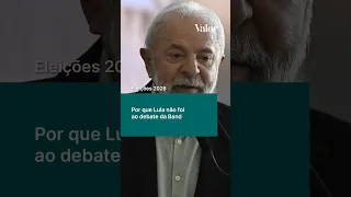 Por que Lula nao foi ao debate da Band