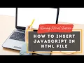 How to Insert External JavaScript File in Web Page