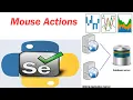 26 Selenium with Python - - Mouse operations