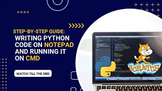 Step-by-Step Guide Writing Python Code on Notepad and Running it on CMD