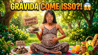 PROVANDO DESEJOS DE GRÁVIDA *vomitei tudo 😂🤮