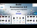 Full E-Commerce App with Payment Gateway Stripe JavaScript HTML CSS Project