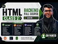 HTML Class 2 Complete Chapter 7 HTML Forms GitHub Introduction Backend Full Course