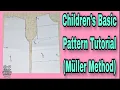 How to Draft Kids Bodice Pattern Children s Basic Pattern Tutorial Muller Method