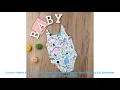 Unicorn Pattern Kids Baby Girls Cartoon Swimsuit Swimwear Bikini Bathi