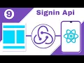 SignIn User API in Node js Redux Toolkit for state management in React React Native in Hindi