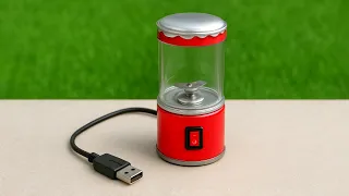 how to make an easy mini usb blender with aluminum cans and dc motor invention crafts 