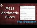 Arithmetic Slices Live Coding with Explanation Leetcode