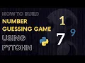 How to Create a Number Guessing Game using Python in only 3 minutes - Learn Python By Building Games