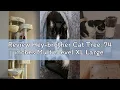 Review Hey-brother Cat Tree 74 inches Multi-Level XL Large Cat Tower for Indoor Cats with Three Cat