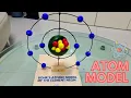 Bohr s Atomic Model Atomic Structure Model 3D Science Project Ideas For Grade 9 3D Atom Model