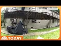 Deck Collapses Beneath US Marshals During Raid