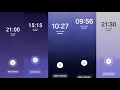 5 Samsung Alarm Clocks and Timers Android 14 One ui 6.1 M34 5G and Tab A9+ 5G - Compilation