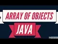 How to create Array of objects in Java