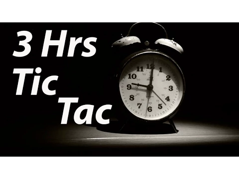 Download MP3 Thicking clock 3 hours Relaxing Tic Toc - Relajante Sonido de Reloj