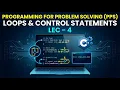 PPS Programming for Problem Solving Phase 4 Conditional Loop Statements in C GTU PPS
