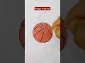 coloring page Basketball ball