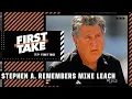Stephen A remembers the life and career of Mike Leach First Take