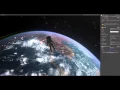 Earth shading and light effects jetpack physics