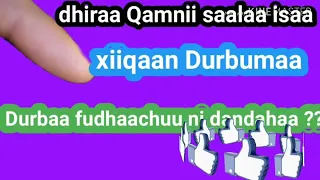 Durbuma Fudhachuf Qamnii Saalaa Dhiraa Hagam Ta Uu Qabaa 