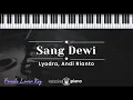Download Lagu Sang Dewi - Lyodra, Andi Rianto (KARAOKE PIANO - FEMALE LOWER KEY)