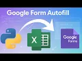 Automate Google Forms in Seconds with Python