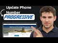 How To Update Progressive Auto Insurance Phone Number Online