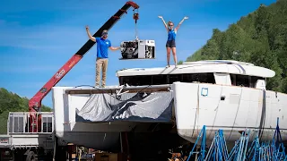 Removing the Generator FOREVER….Catamaran DIY Rebuild l Ep.90