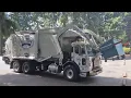 Lemay 2073 wittke peterbilt 320 front loader on garbage