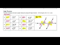 LVL Parallel Lines Transversals - Test Review