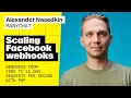 Scaling Facebook webhooks from zero to 25 000 requests per second with PHP Alex Nasedkin Manychat