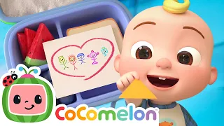 JJ’s Shape Lunchbox Surprise! 🥪 | CoComelon Nursery Rhymes & Kids Songs