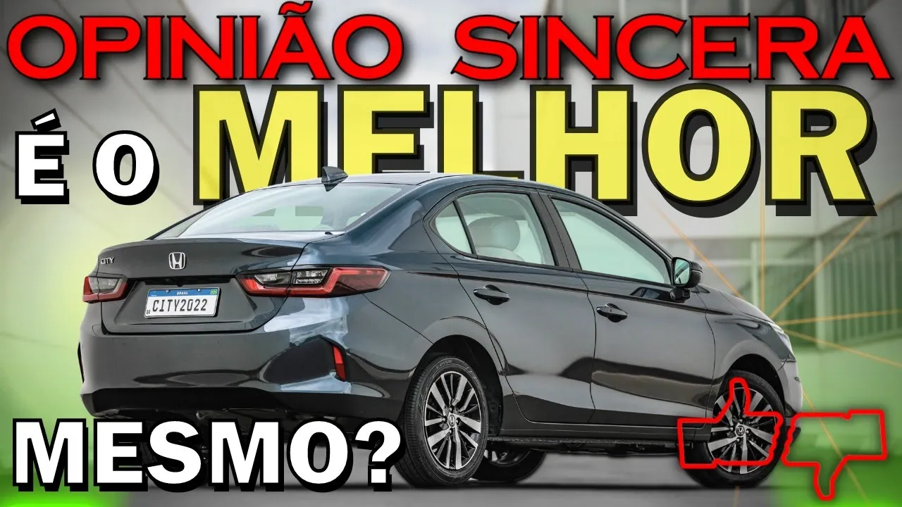 Honda City enfrenta GM Onix Plus, Hyundai HB20S e Fiat Cronos nesse comparativo de Sedans Compactos!