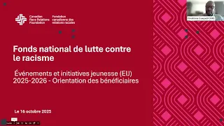 French Grantee Info Session Webinar EYI 2025 2026  French Grantee Info Session Webinar EYI 2025 2026