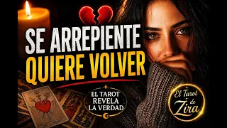 💔😭SE ARREPIENTE ❓QUIERE VOLVER PERO NO LO DICE  ❓🙊 😔EL TAROT REVELA LA VERDAD❗👀🔥