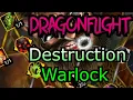 NEW Dragonflight Warlock Talent Tree Destruction First impression potential builds