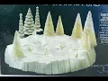 Vintage Department 56 Snowbabies Animated Skating Pond Set RARE Retired NIB
