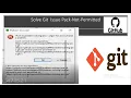 git-receive-pack not permitted Can t connect to any repository -