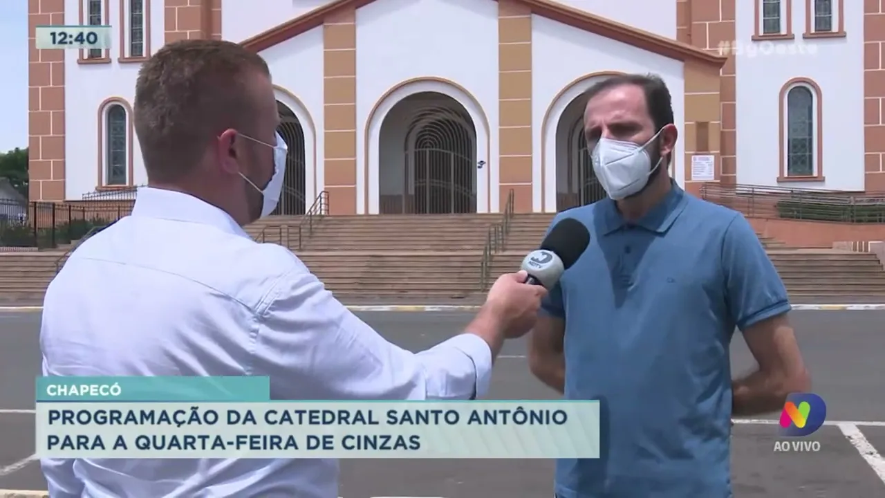 Programação da Catedral Santo Antônio para a quarta-feira de cinzas