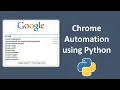 Google Chrome Automation using Python AK
