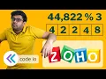 Zoho Coding Question Form a number divisible by 3 using array digits code io Tamil