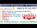 AstraZeneca is hiring batch No Criteria Salary Required Skills Eligibility