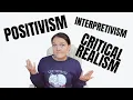 Research paradigms explained positivism interpretivism critical realism