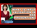 What Is Input Validation In XSS Prevention - Server Logic Simplified