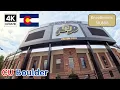 Driving Through CU Boulder Campus University of Colorado Boulder Tour in 4K