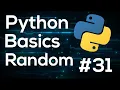 Random Module Python Programming Basics For Beginners