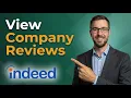 How To View Company Reviews On Indeed 2026 Guide